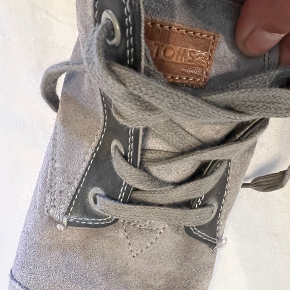 TOMS Women's Gray Suede Slip On Paxton Sneakers size 8 Footwear ankle comfort - Picture 5 of 8